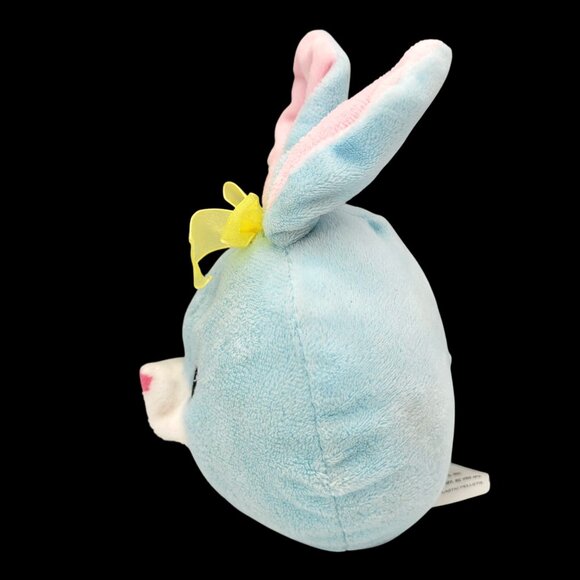 Greenbrier Bunny Rabbit Ball 5'' Blue Stuffed Plush Infant Baby Toy Bow Easter - Picture 3 of 8